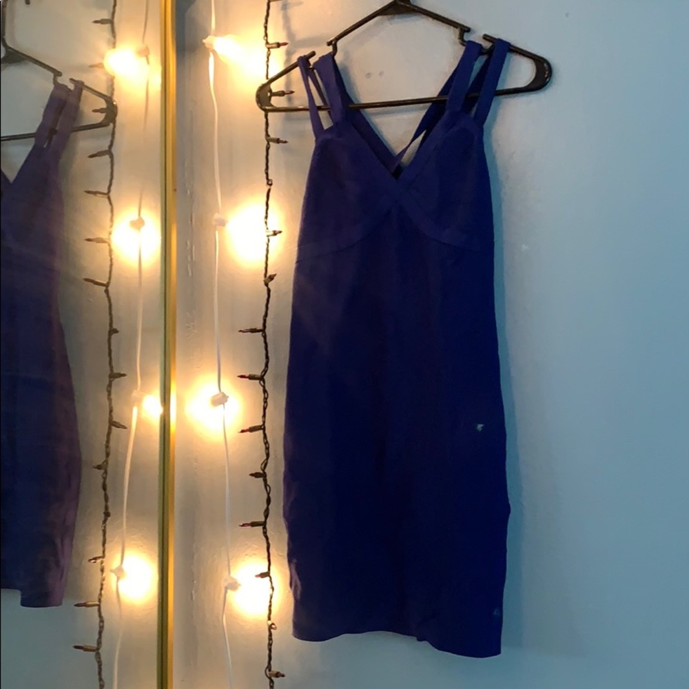 Stretchy blue dress